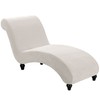 FantasDecor Chaise Lounge Cover Stretch Armless Chair Slipcover for Living