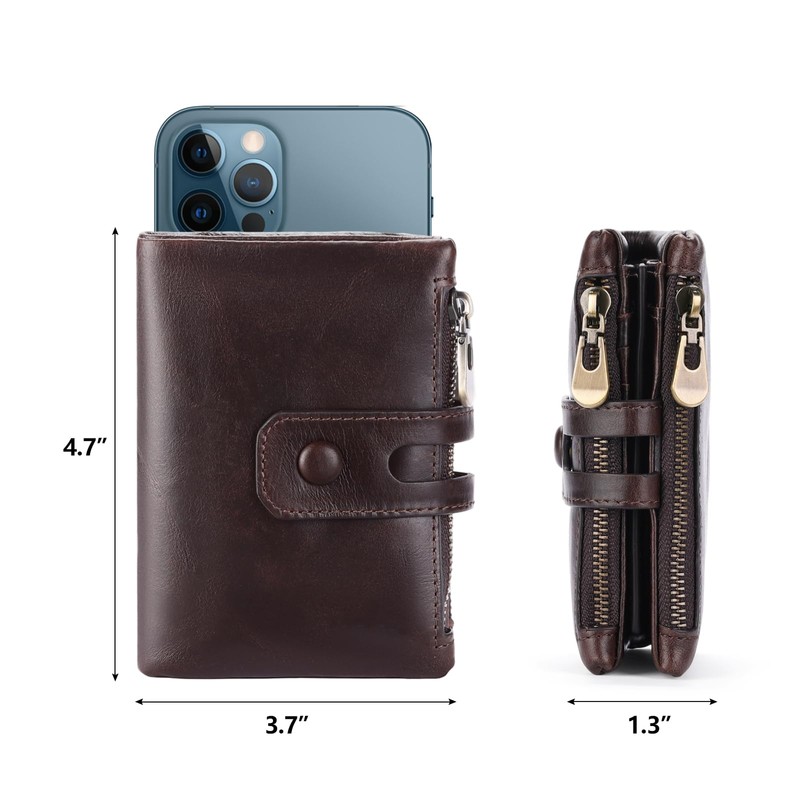 FALAN MULE Wallet for Men Large Capacity Genuine Leather Men