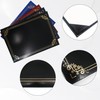 GraduatePro A4 Certificate Folder Golden Edge Certificate Holder Protective Cover