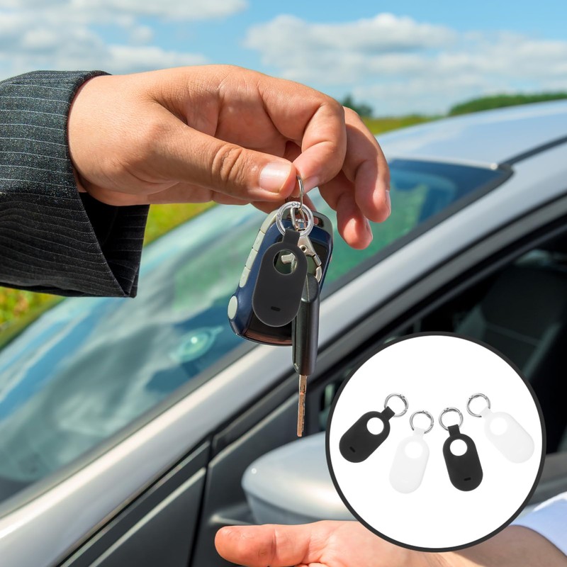 OHPHCALL 4pcs Locator Case Protective Cover Hand Strap and Metal