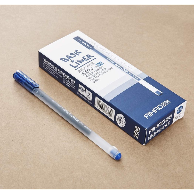 czxwyst 8761 Basic Liner Gel Ink Pens 0.5mm Fine Point