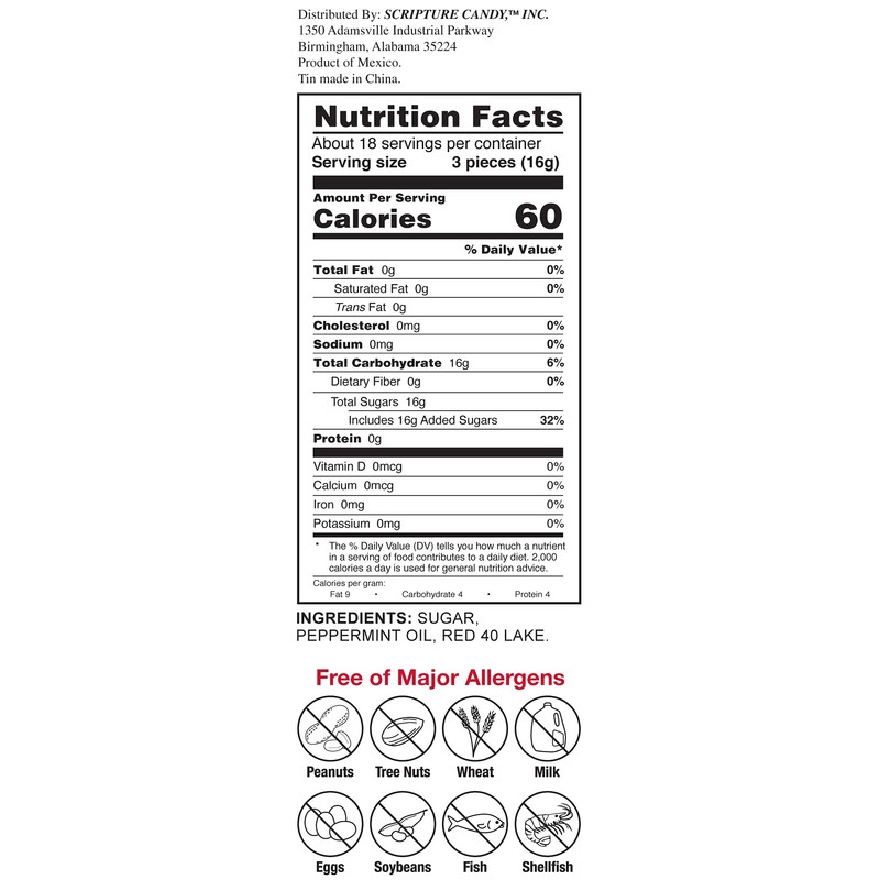 Scripture Candy, Jesus Sweetest Name I Know Christmas Tin with