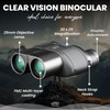 uHn OUTDOORS 20x25 High Powered, HD Compact Binoculars for Adults