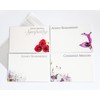 ShredAstic® PACK OF 4 assorted small Florist Funeral flower Message