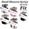 3Pack Professional Replacement Head for Shaver Gold Pro, Silver Pro,