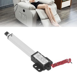 Mini Linear Actuator, Aluminum Alloy Wear Resistance Electric Micro Linear Actuator 150N Multi Protection 75mm Stroke 12V Heavy Duty for Iatrical (With Bracket)
