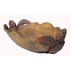WorldBazzar Huge Double Turtle Bowl Hand Carved Mahogany Wood Nautical