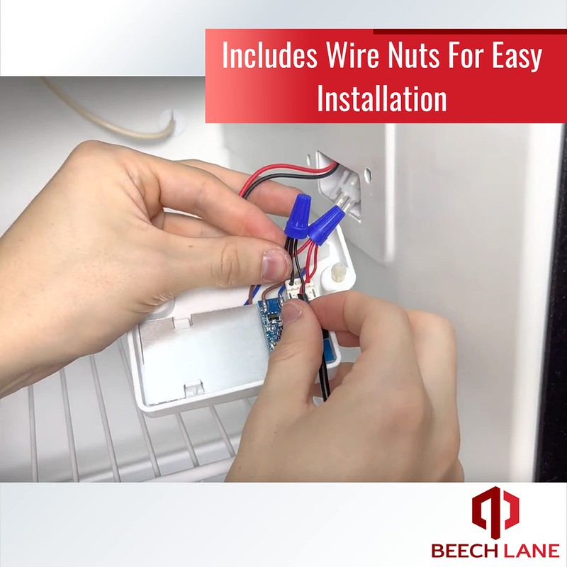 Beech Lane 12V RV Fridge Fan, Wired Connection Provides Constant