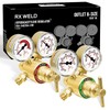 RX WELD Oxygen Acetylene Regulator Set, CGA-540 CGA-200 for MC