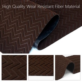 ALTRUISTIC Hallway Runner Rug 4FTX16FT,PVC Backed Non-Slip Area Rugs Runner,Custom Size Outdoor Indoor Carpet Door Mat for Floor Entryway Kitchen Laundry Balcony Garage,Brown