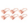 100Pcs Binder Clips Hollow Penguin Shape Sturdy Metal Small Binder