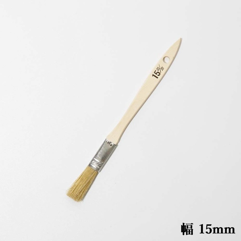 Hake City Brush Gold Roll Rack Brush, Wooden Handle, White