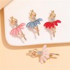 QLUYCKW Ballet Dancer Brooch Pin for Women Dainty Fashion Colourful