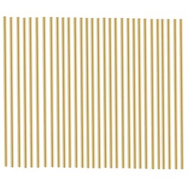Brass Rods 1mm x 100mm, 30 PCS, Knife Handle Material, Solid Brass Round Rod Stock for Crafts, Knife Pins, Rivet Dowel for Knifemaking Handles Scales, for Hardware, Novelty, DIY, Hobby, Model Car