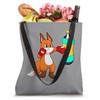 Fox Boxer Punching bag Boxing Tote Bag
