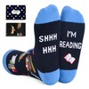 Zmart Funny Socks Novelty Socks for Women, Book Lovers Gifts
