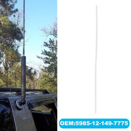 SG Store 2Pcs Antenna Steel Spring 42cm, Foldable Support Antenna Spring 5985-12-149-7775