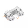 risemotom8 Chrome 2" Riser 1.25'' Handlebar Clamp For Harley Softail