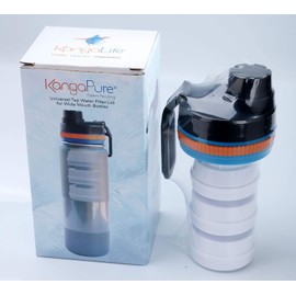 MSR Portable Universal Wide Water Bottle Filter for Hiking Camping Travel Emergency