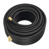 Flexon PH1250CN Premium Rubber Garden Hose, 50ft, Black