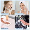 Fanfanwin 12 Pack 600 Counts Disposable Face Towels Facial Towelette