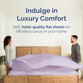 Sábana encimera de tamaño individual, solo sábana encimera de calidad de hotel, ultrasuave, cómoda, transpirable y fresca, sin decoloración y arrugas, fácil de cuidar, resistente a las manchas y al