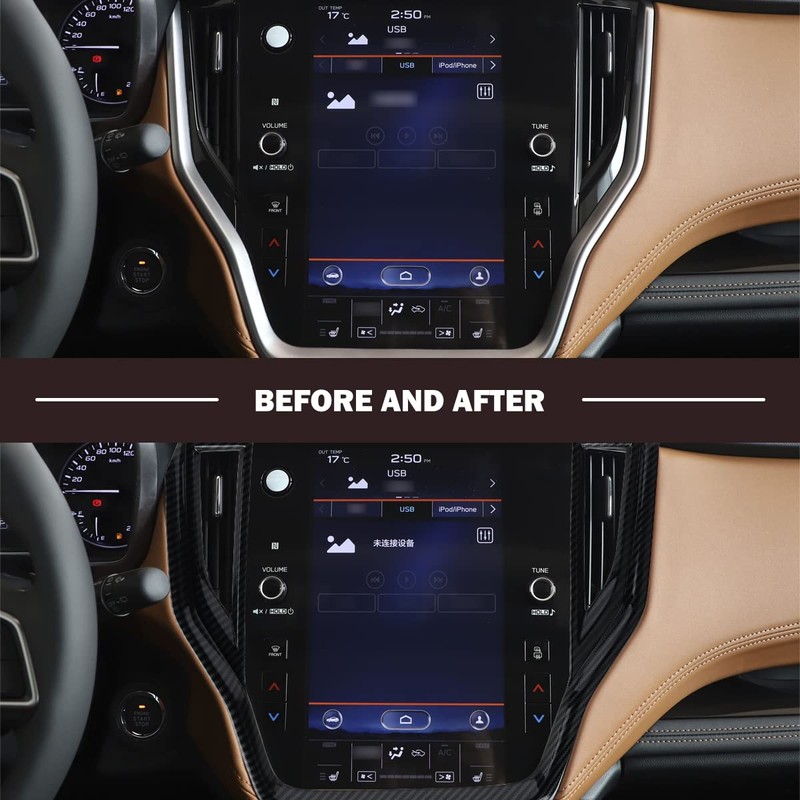 INTGET Navigation Screen Panel Frame Cover for 2020-2025 Subaru Outback