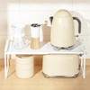 Expandable Kitchen Shelf Organizer Cabinet Countertop Retractable Seasoning Rack