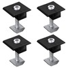 ANCLLO 4PCS 30mm aluminium alloy solar panel mounting brackets centre