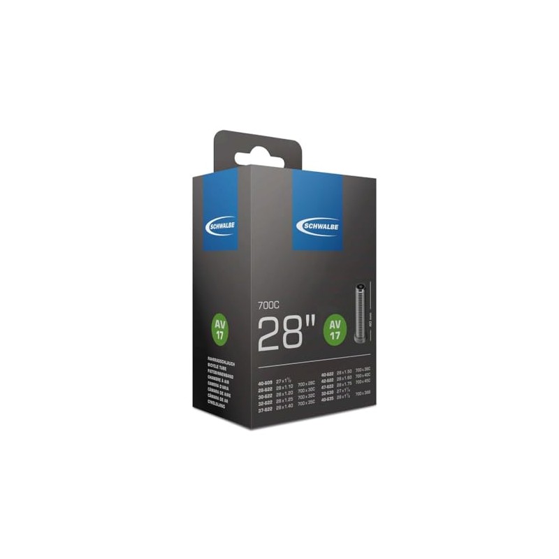 Schwalbe Unisex - Adult Av 17 Hose, Silver, 28 x