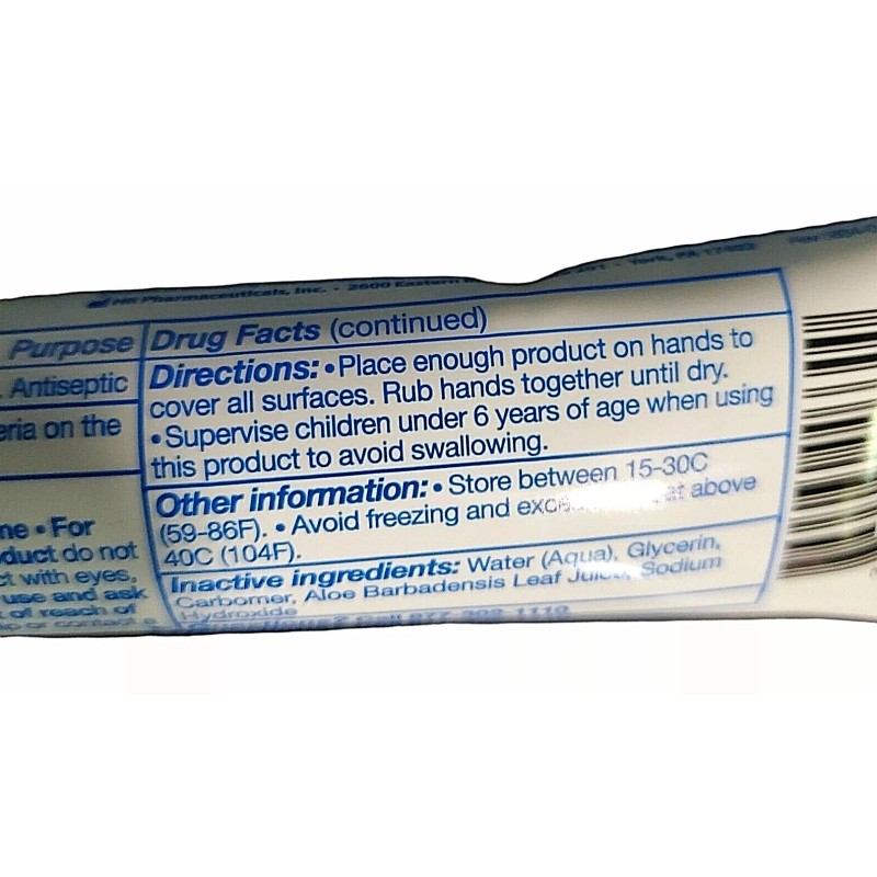 Allavo Hand Sanitizers 2 Oz Tube 6 Pack Bundle