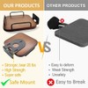 Universal Speaker Wall Mount,Secure Adjustable Real Wood Wall Bracket Holder,Small