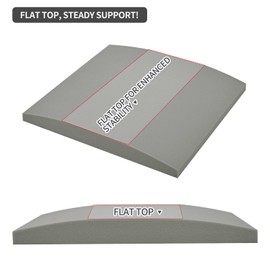 HAVARGO Couch Cushion Support High Density Foam 24X24X2.4 Inches Sofa Couch Supports for Sagging Cushions Light Grey 3Pc with Anti Slip Mesh Fabric