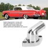 Water Neck Thermostat Housing 8459BK 15° Swivel Silver Thermostat Housing