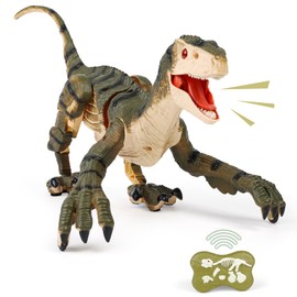 GILI Dinosaur Toys for Kids 3-5-7, RC Dinosaur Toys for 3 4 5 6 7 8 Year Old Boys, Electronic Walking Robot Dinosaur Toy with Light & Realistic Roaring Sound