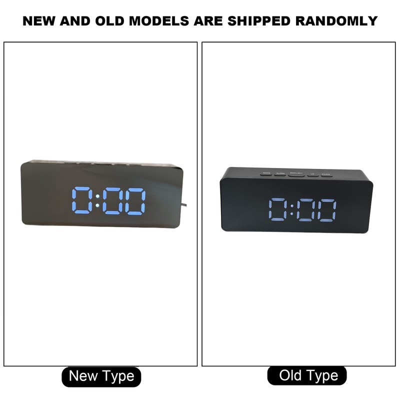 LED Clock Multifunctional USB Powered 3 Lighting Modes Snooze Time