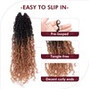 GIX Ombre Brown Yanky Twist Crochet Hair - 16 Inch