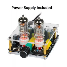 Aimiya AIYIMA Upgraded 6K4 Tube Preamplifier Amplifiers HiFi Tube Preamp w Power Supply