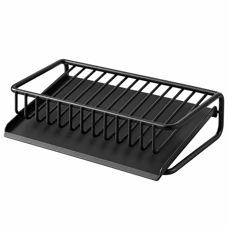 Bathroom Soap Holder Draining Rack, Self-Draining Soap Dish with Anti-Slip