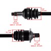 Caltric Rear Right CV Joint Axle for Arctic Cat 500