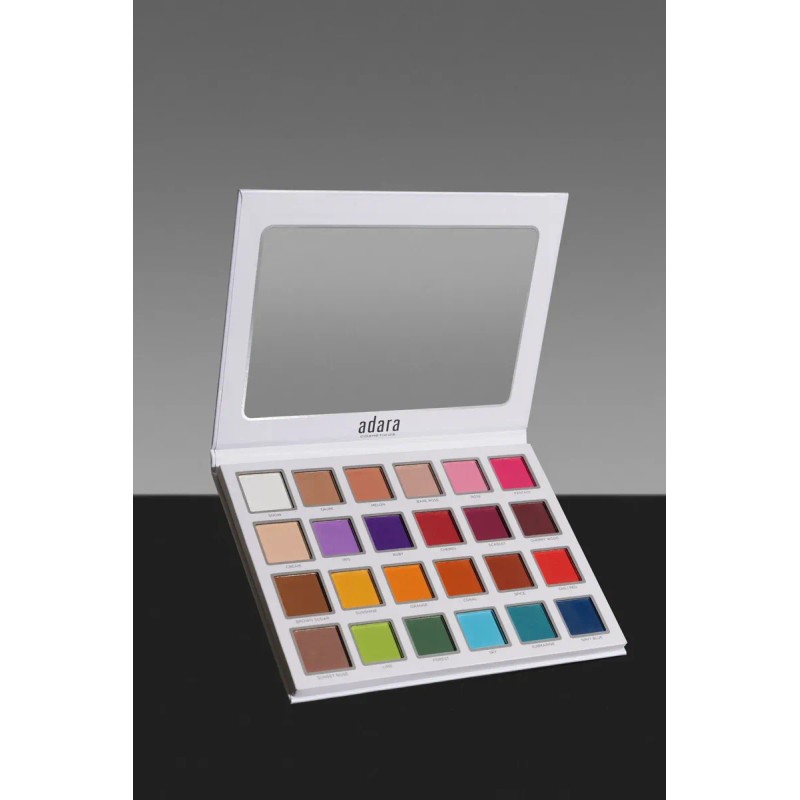 Kit Sombras 24 Tonos Soft Glam Y Artistry Adara Cosmeticos