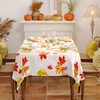 Vorhomness Fall Rectangle Tablecloth 52 x 70 Inch, Thanksgiving Autumn