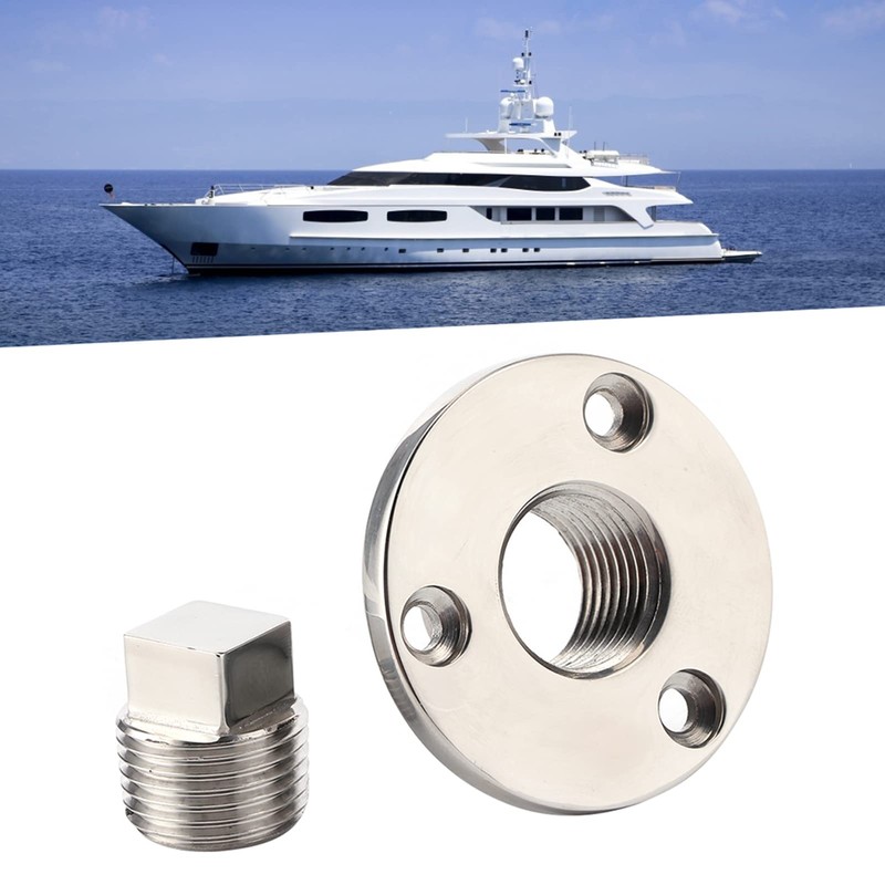 Aramox Stainless Steel Boat Drain Plug for Marine Boat Yacht