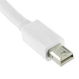 15cm Mini Display Port Male to DVI Female Cable Adaptor Plug Connector White