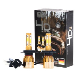 Kit Luces Led 4 Lados Caras S6 4d Cob Faros Alta Baja H4 X2