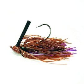 Missile Baits MJHB12-BPP Ike's Head Banger Jig Brown Purple Passion, 1/2 oz.