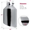 Upower 4" to 10" Exhaust Tip Mirror Polished 4 Inch