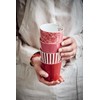 Pip Studio Royal Stripes 51001345 Breakfast Plate Dark Pink 21