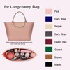 D.DUO Purse Organizer, Multi-Pocket Felt Handbag Organizer, Folding Tote Bag