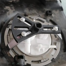 LEONTOOL Universal Fuel Pump Removal Tool Fuel Pump Lock Ring Removal and Reinstall Tool 5.31" to 7.28" Adjustable Lock Ring Spanner Fuel Tank Repair Kit with 8-10mm Double Open End Wrench